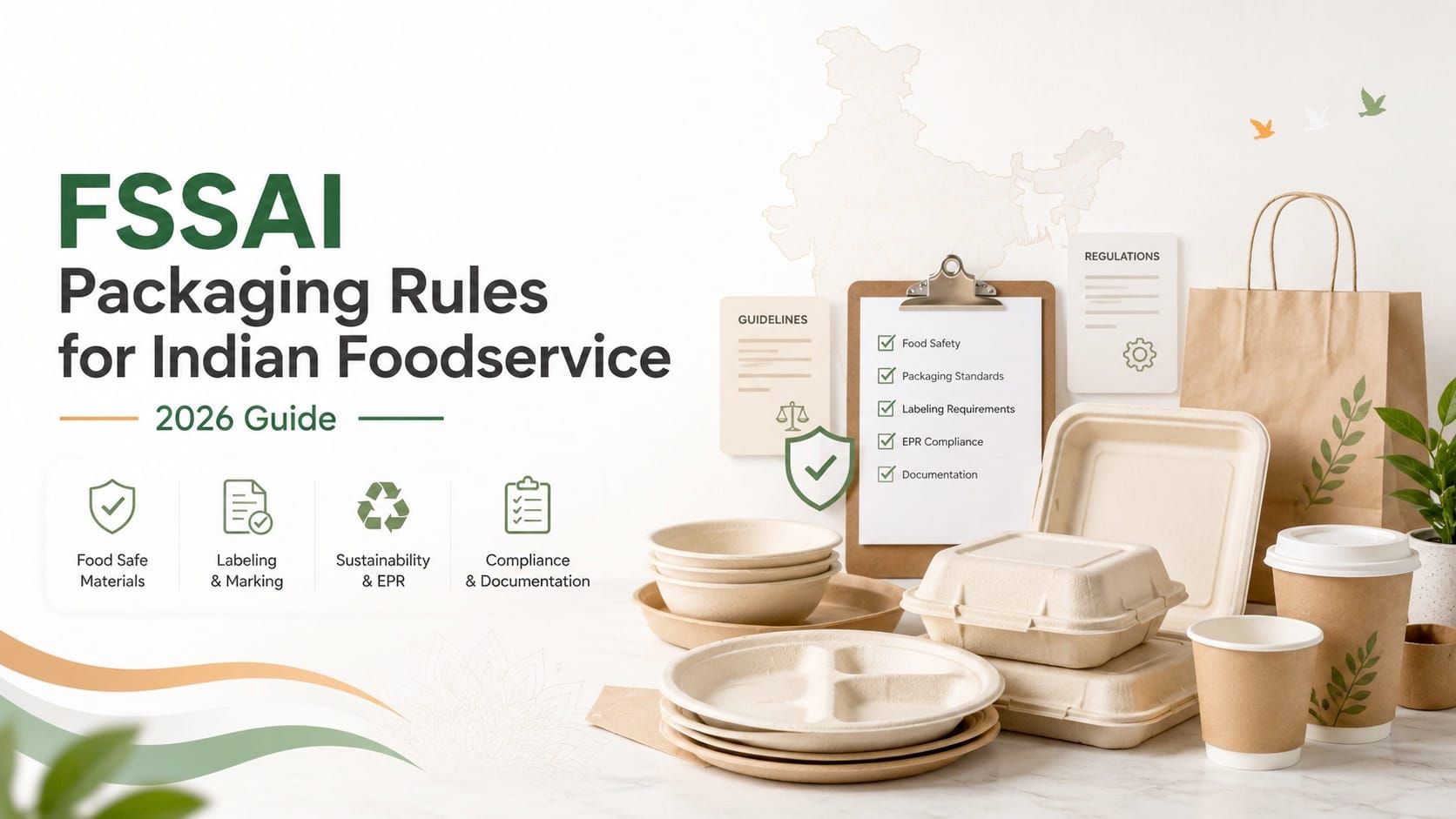FSSAI Packaging Rules for Foodservice in India (2026 Guide)