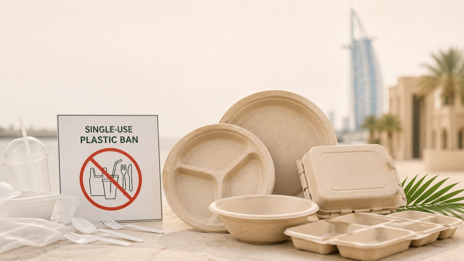 UAE Single-Use Plastic Ban: Compliant Foodservice Alternatives