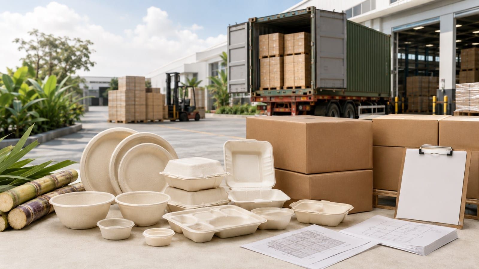 Bagasse Tableware MOQ, Lead Time and Container Planning: A Bulk Buyer's Guide guide