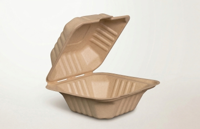6×6 Kraft Clamshell