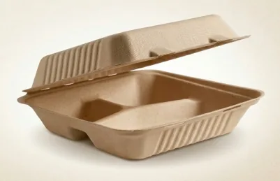 8×8 3CP Kraft Clamshell