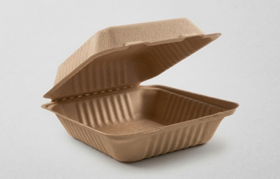8×8 Kraft Clamshell