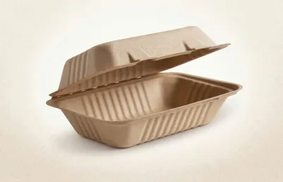 9×6 Kraft Clamshell