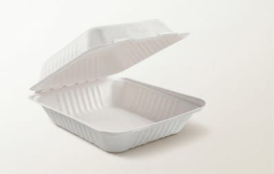 Clamshell containers , compostable bagasse tableware