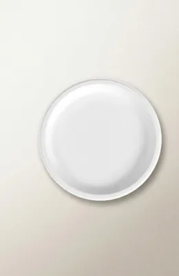 6" Round Plate